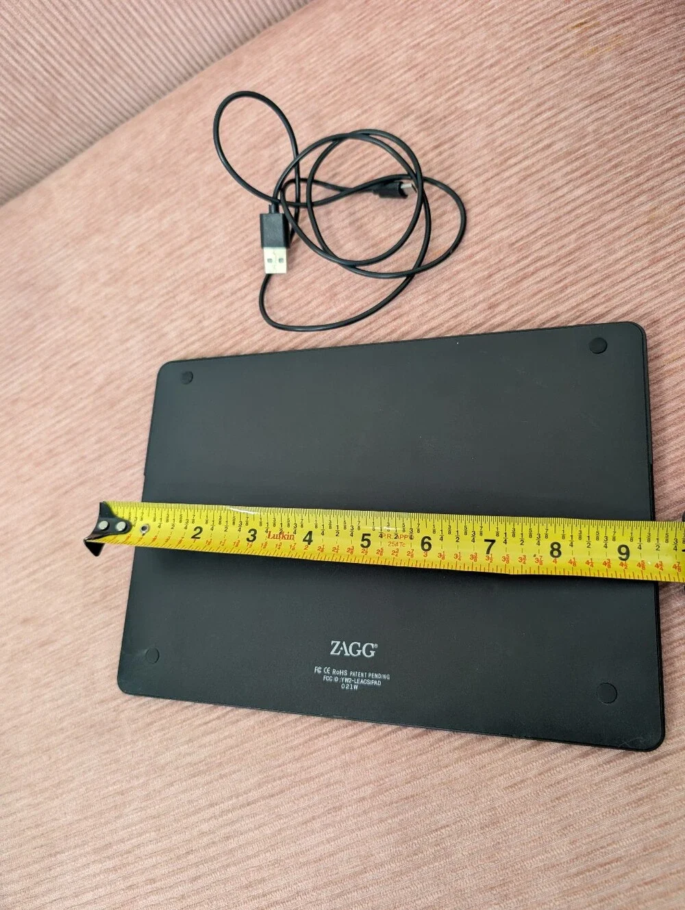 ZAGG Ultra-Slim Wireless Bluetooth Keyboard for iPad & Mobile Devices